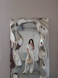 Chrome Melt Aesthetic Full Body Mirror (Pre Order)