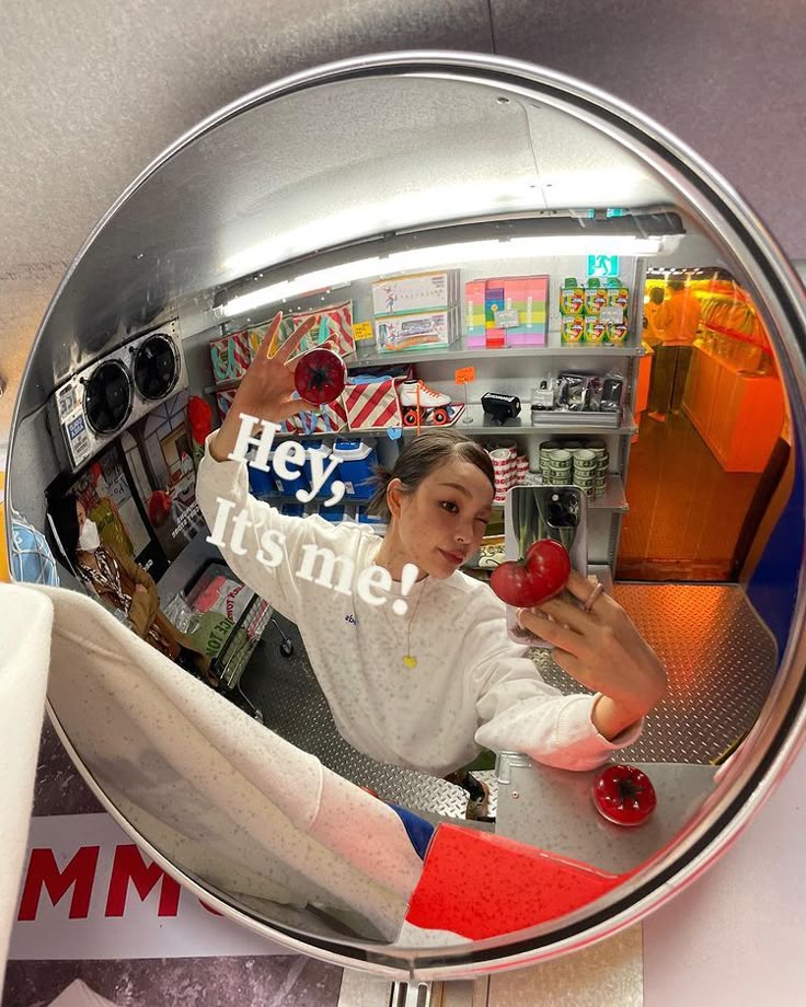 STASHED® WIDE-ANGLE SPHERICAL MIRROR SUNSET ORANGE - ORIGINAL