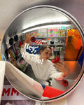"slay the day your way" Quote Silver 18 Inches Aesthetic Cafe Space Mirror (Pre Order)