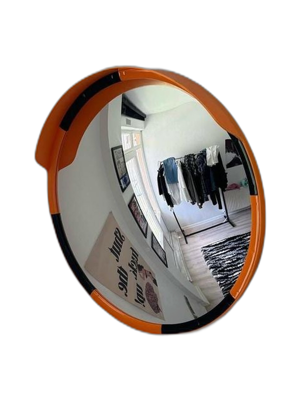 Duel-Tone Traffic Aesthetic Mirror (Orange & Black) (Pre Order)