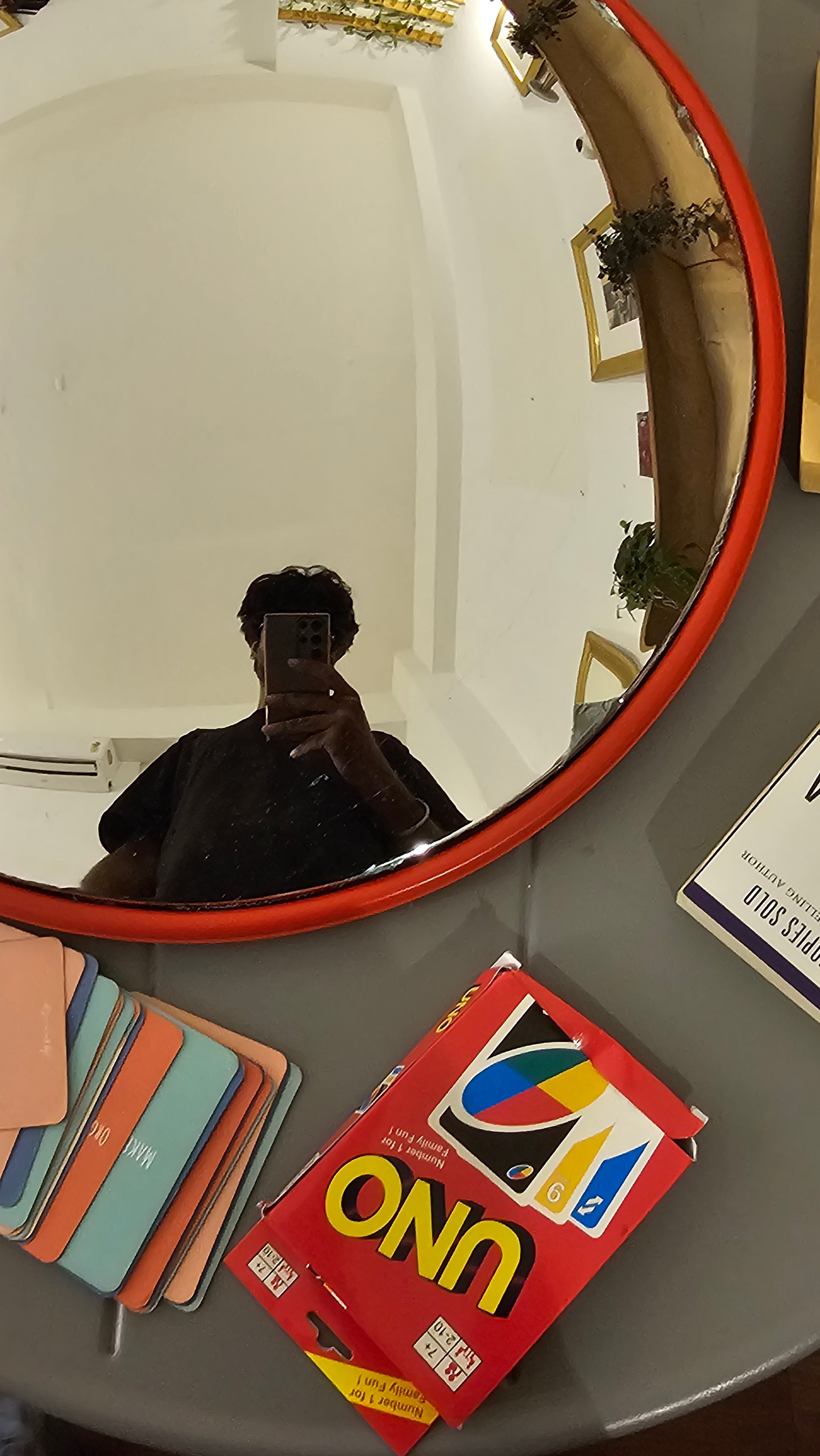 STASHED® WIDE-ANGLE SPHERICAL MIRROR SUNSET ORANGE - ORIGINAL