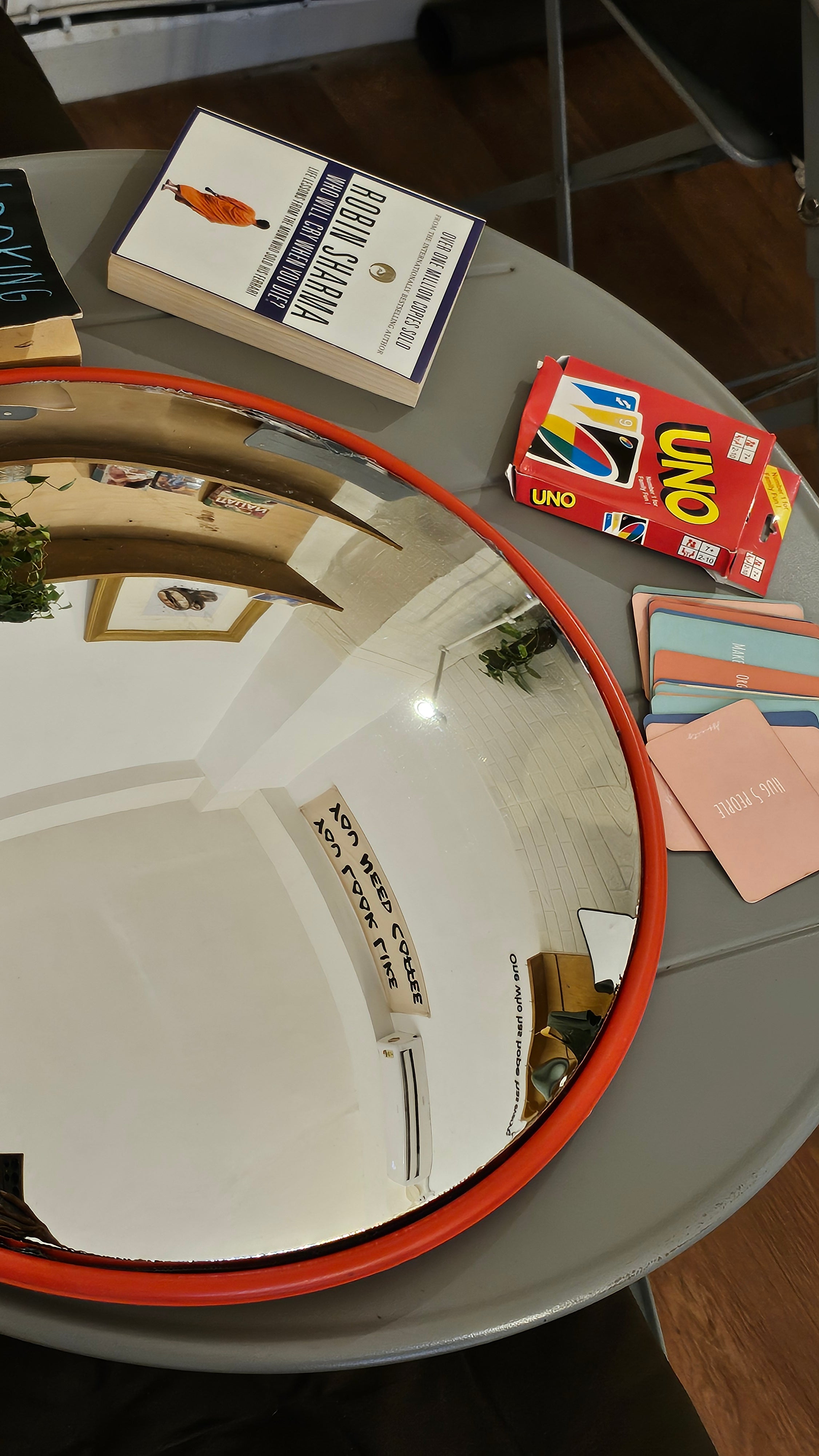 STASHED® WIDE-ANGLE SPHERICAL MIRROR SUNSET ORANGE - ORIGINAL